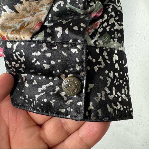 Floral Vintage Seoul Olympics Reversible Bomber Jacket 80s Korea Zip Up OSFA - Picture 4 of 12